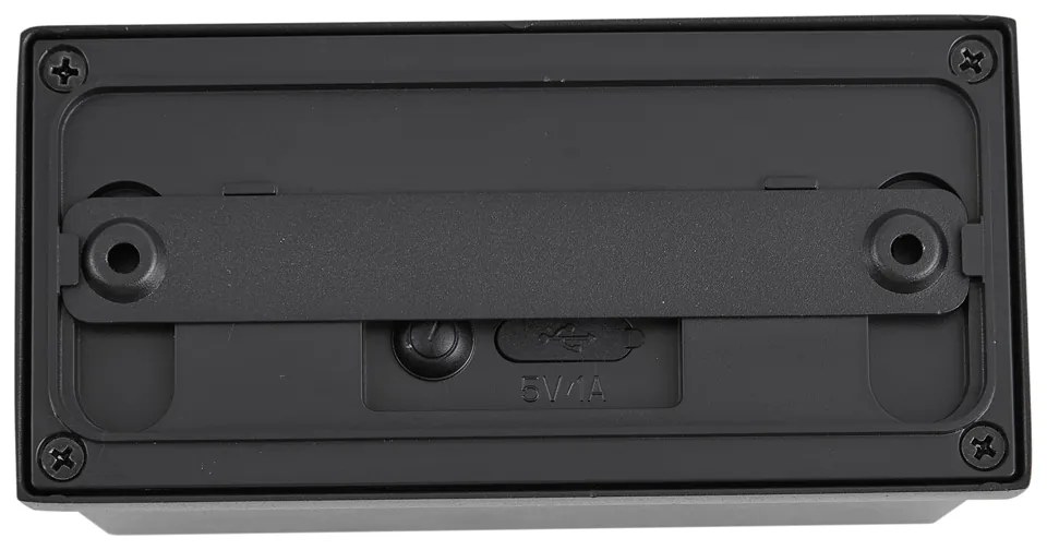 Fali lámpa fekete mágneses, LED-del, újratölthető - Baleno