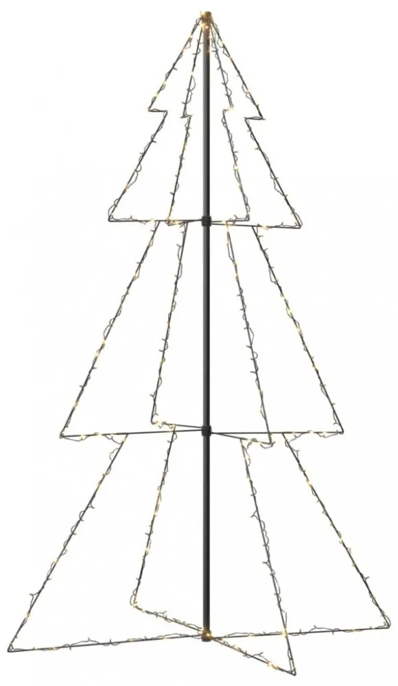 240 LED-es beltéri/kültéri kúp alakú karácsonyfa 118 x 180 cm