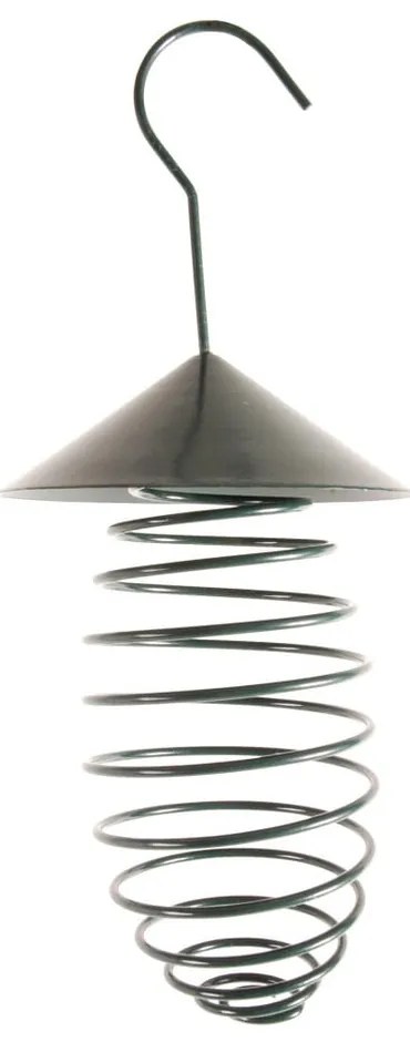 Sötétzöld fém etető tetővel, ⌀ 10,8 cm - Esschert Design