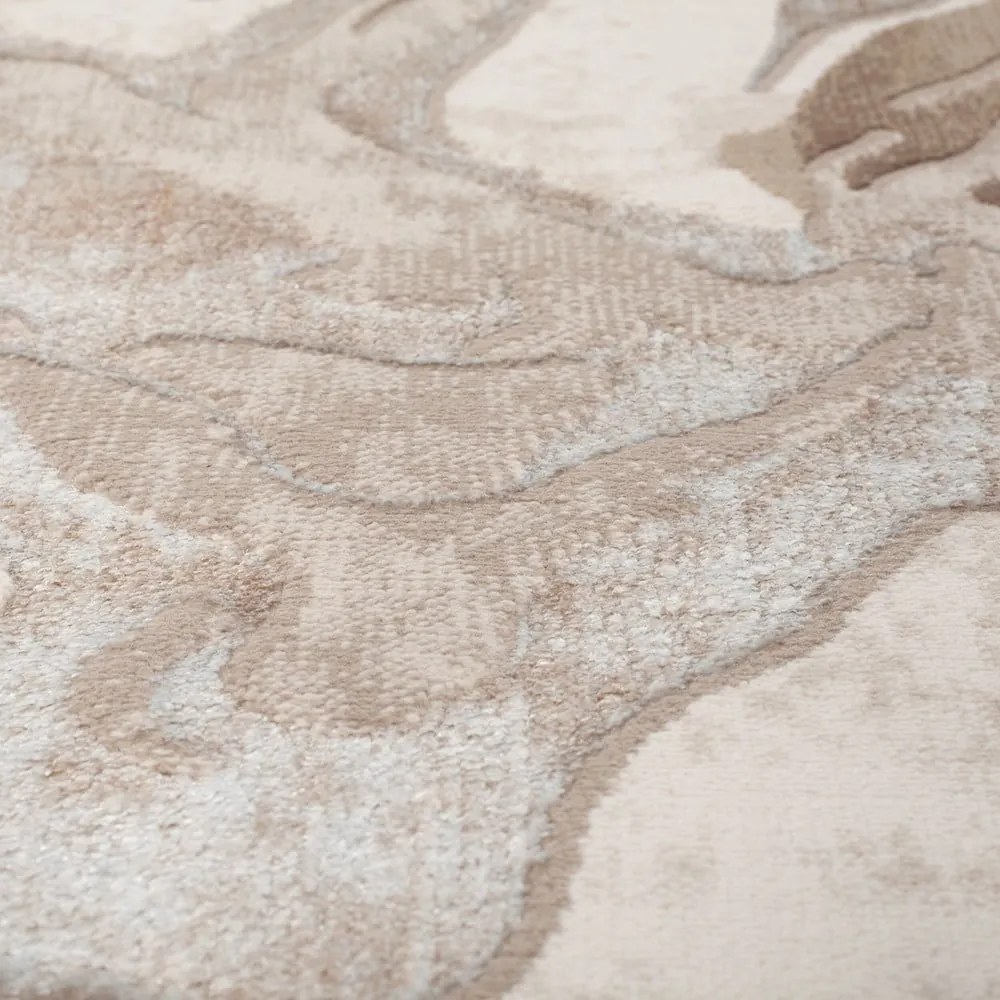 Bézs szőnyeg 200x290 cm Marbled – Flair Rugs