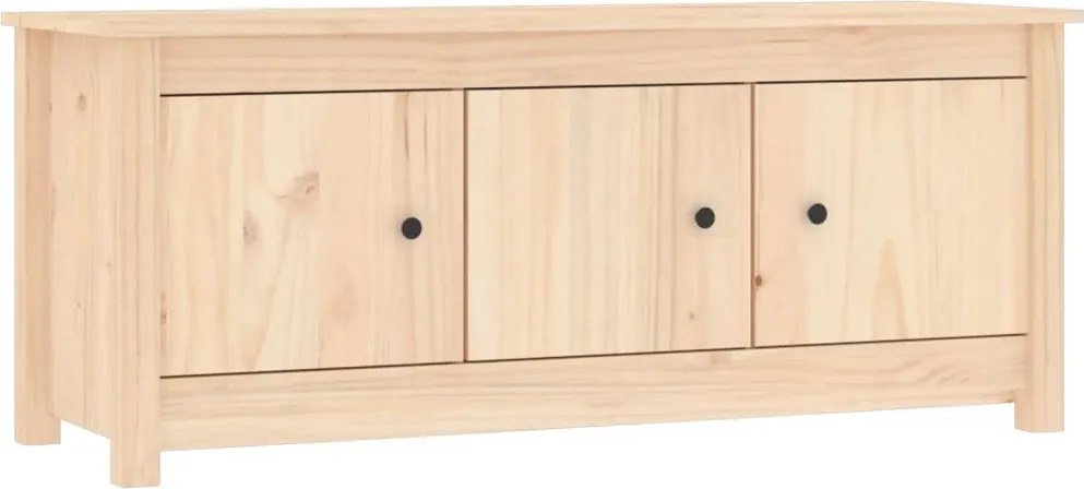 vidaXL tömör fenyőfa cipősszekrény 110 x 38 x 45,5 cm