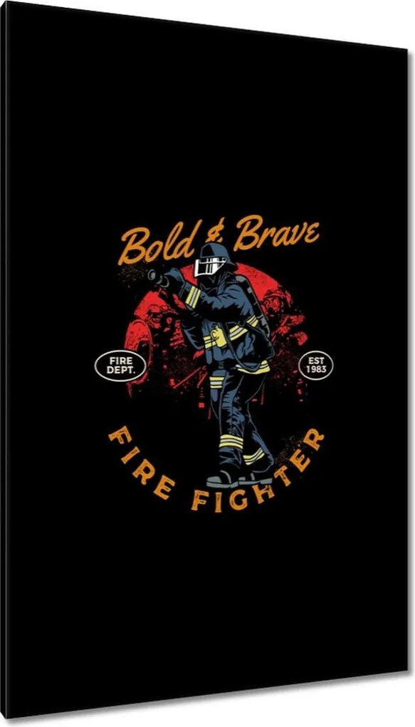 Vászonkép 80x120 Tűzoltó Tűzoltóság