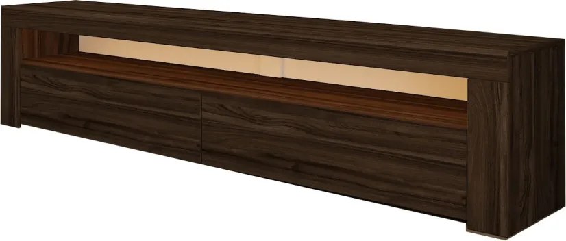 TV-állvány, dió, 150 cm – TR382NRC1168