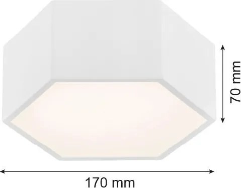 Argon ARIZONA 3828 Süllyesztett mennyezeti lámpa 1x9W/LED 3000K 1150LM IP20