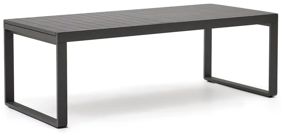 Fém kerti étkezőasztal 100.5x220 cm Galdana – Kave Home