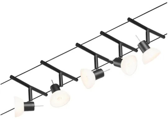 Paulmann 94450 - 5x GU5,3/10W SHEELA spotlámpa, 230V, fekete