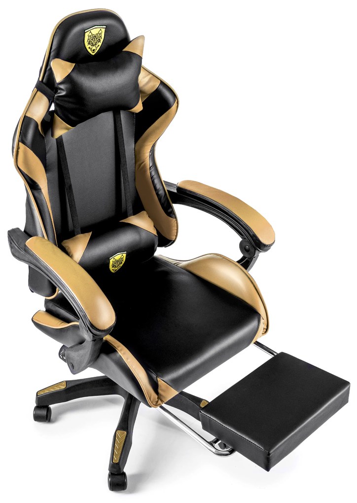 Fekete-arany gamer szék VORTEX