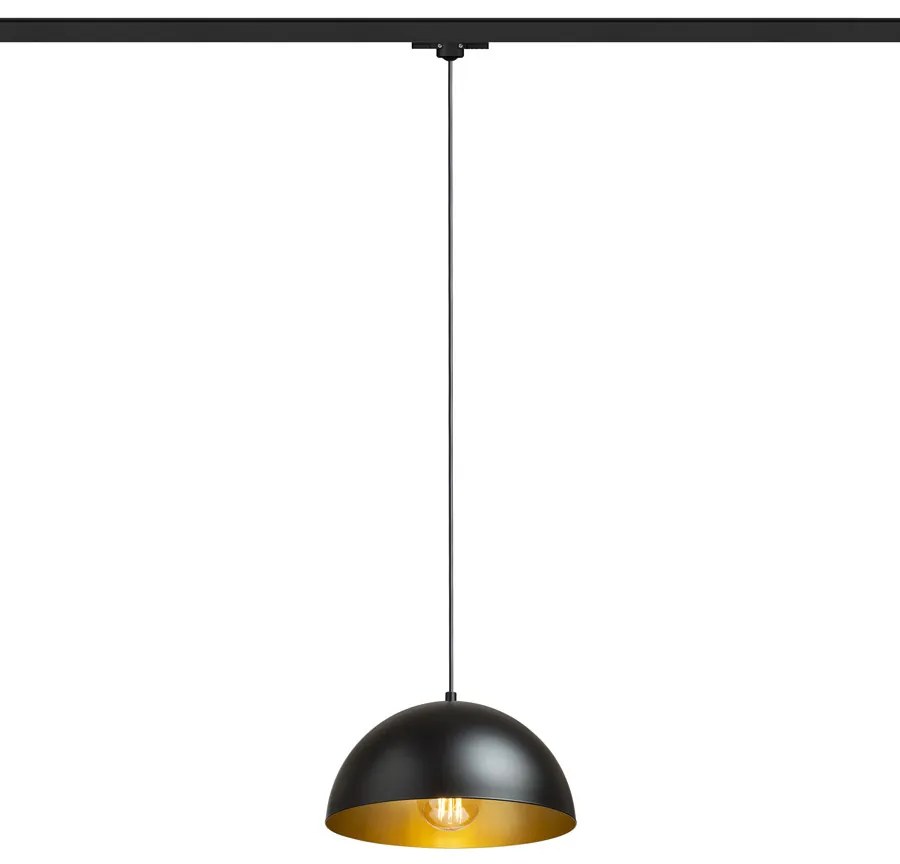 RENDL GLADYS 30 háromáramkörös sínre fekete/aranysárga 230V LED E27 15W