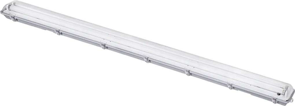 Porálló Led mennyezeti lámpa 2x150cm, G13, IP65, Solight WO513-1, szürke