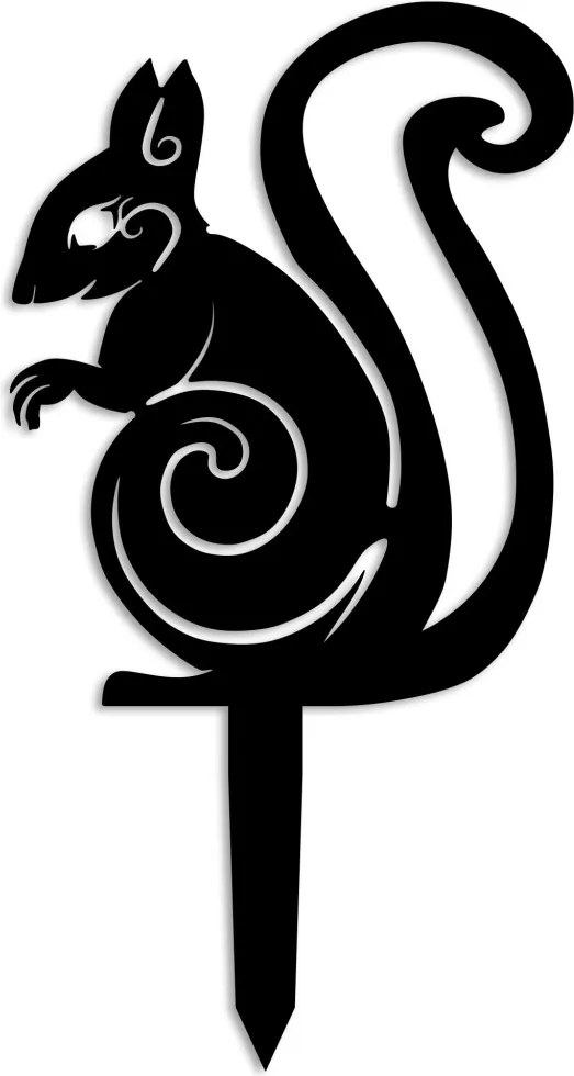 Squirrel fém kerti dísztárgy, 44×23 cm – TR565TNL1271