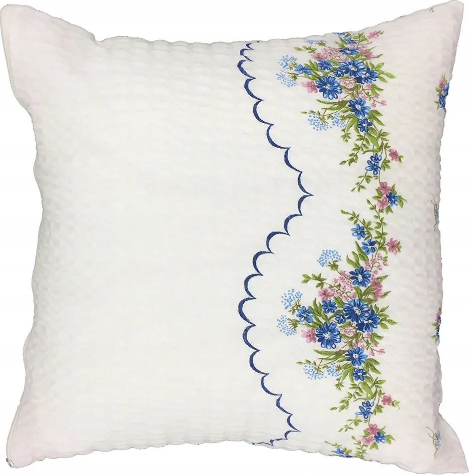 Fakéreg párnahuzat 50x60 Bordó-kék