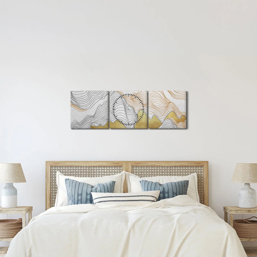 Kép - Díszítés III. (órával) (90x30 cm)
