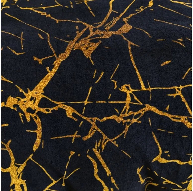 Mikroplüss ágyneműhuzat AXIS fekete Ágyneműhuzat mérete: 70 x 80 cm | 140 x 200 cm