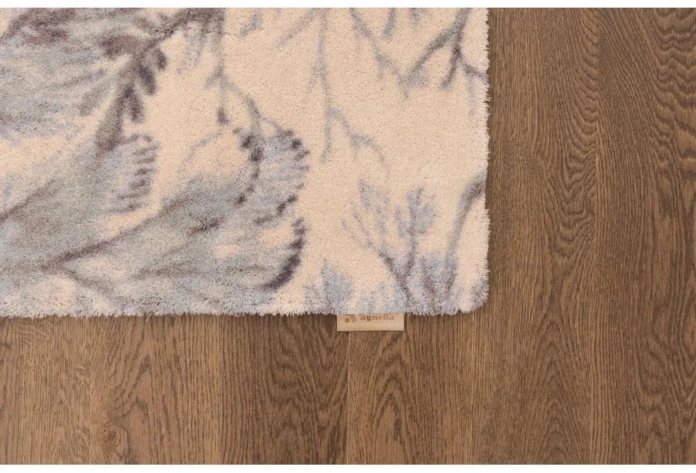 Mentazöld-bézs gyapjú szőnyeg 133x190 cm V&amp;A Calisia Kelp – Agnella