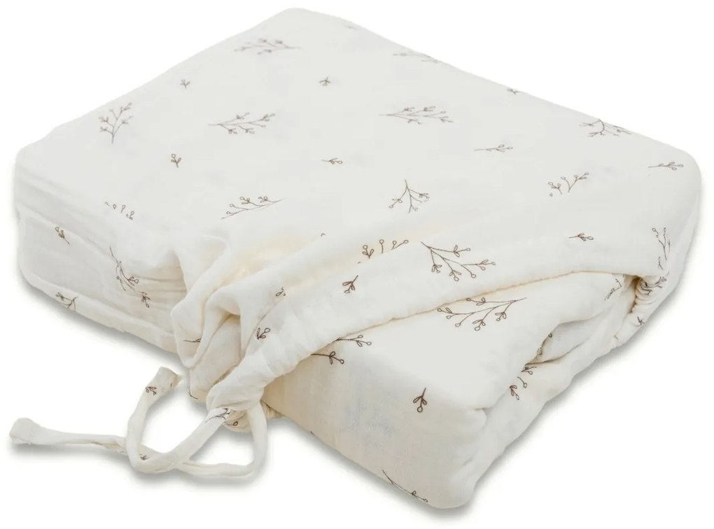 Matex Ágacska muszlin ágyneműhuzat, 140 x 200 cm, 70 x 90 cm