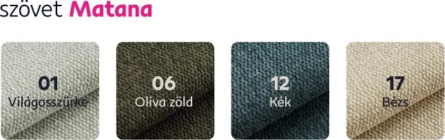 Füles fotel, mentol/tölgy, SAMY