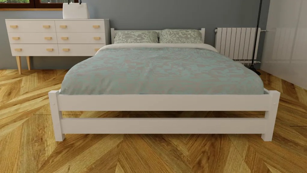 Kamilla Fehér fenyő Gyerekágy 80x180 + ajándék ágyráccsal
