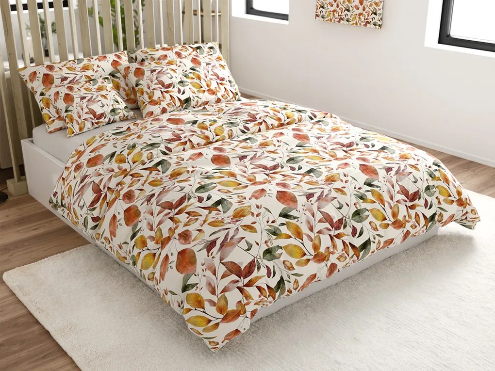 Mikroszálas ágyneműhuzat AUTUMN LEAVES színes Ágyneműhuzat mérete: 70 x 90 cm | 140 x 200 cm