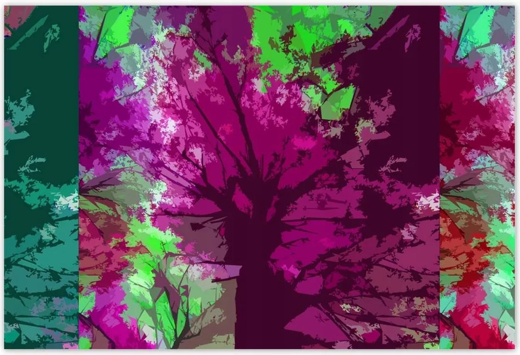 Poszterek 155x105 Absztrakt Fák Ősz