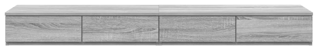 Ágyfiókok fiókkal Szürke sonoma 150 x 36.5 x 16.5 cm Faanyag