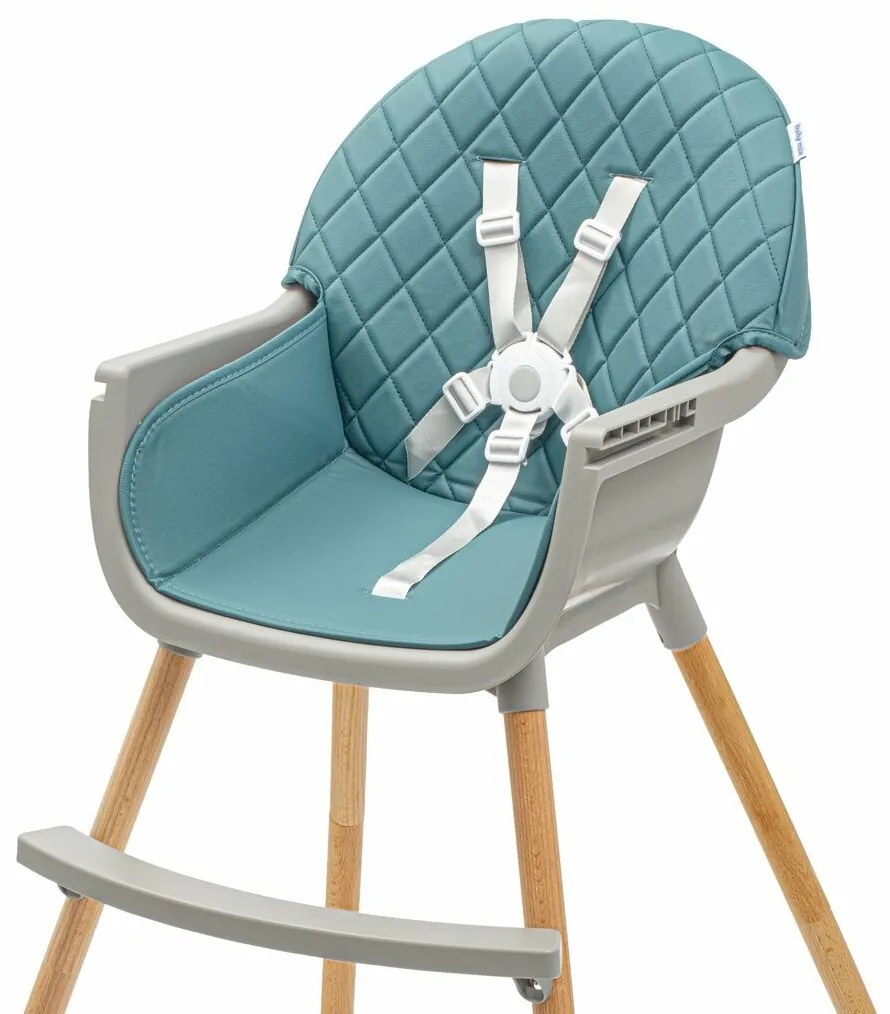 Baby Mix Freja wooden etkezőszék, zöld