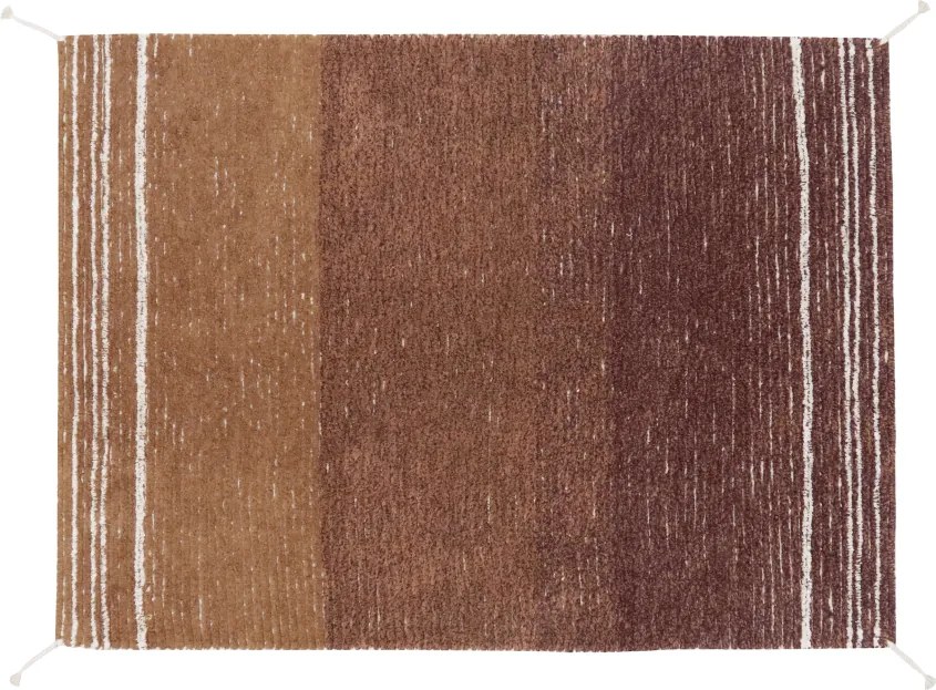 Téglavörös pamut szőnyeg 170x240 cm Twin Toffee – Lorena Canals