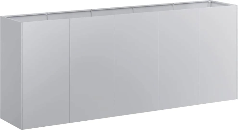 vidaXL ültetvény 200x40x80 cm Horganyzott acél