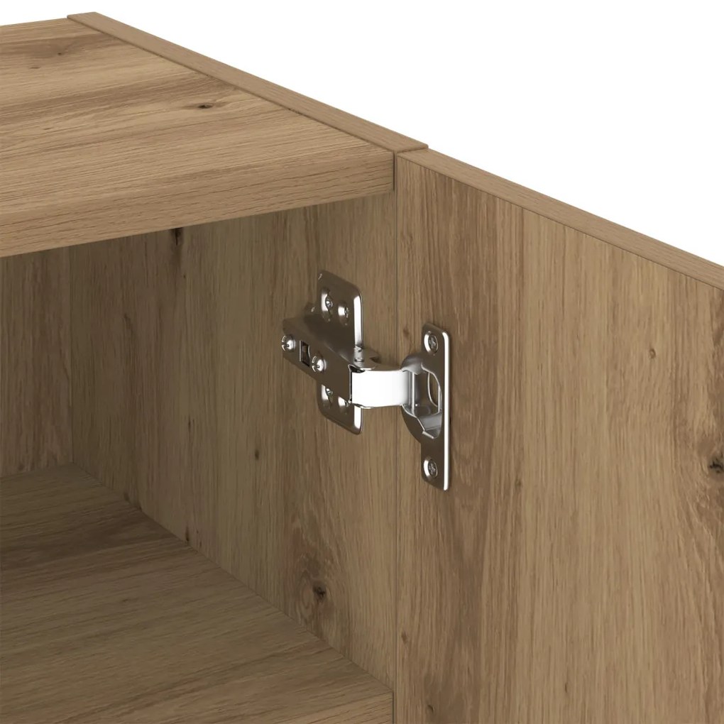 Falsítható TV Szekrény kézműves tölgy 40,5 x 30 x 102 cm