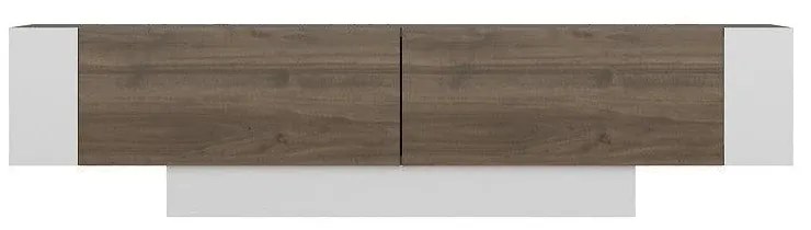 TV szekrény Matera - Walnut, White