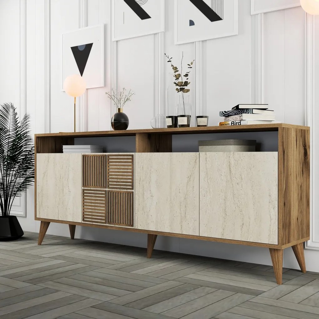 Milan - Walnut, Travertine