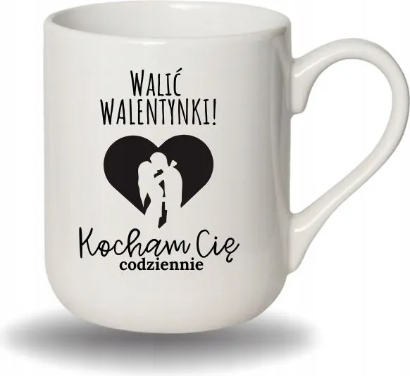 Bögre Fehér Coffee Vicces Ajándék Valentin Nap Verés Valentin Nap