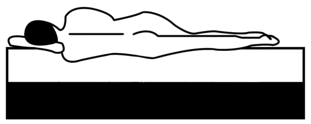 szövet rugós matrac 160 x 80 x 20 cm közepesen puha