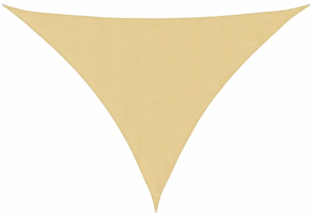 homokszínű 100% oxford szövet napvitorla 7x5x5 m