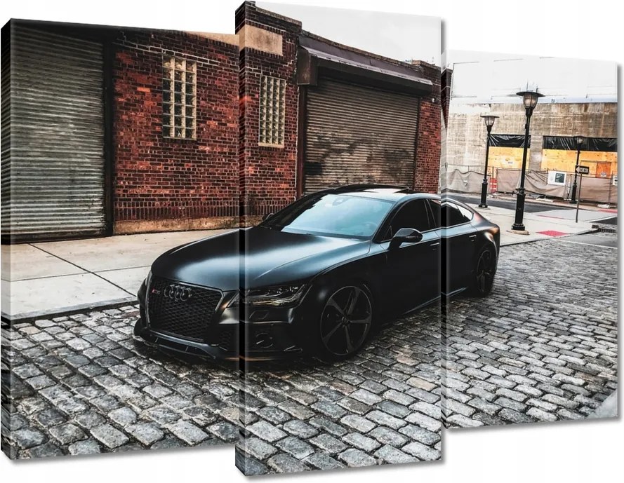 Vászonkép 90x70 Fekete Audi Rs