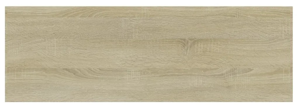 4 db sonoma-tölgy színű forgácslap könyvespolc 60 x 20 x 1,5 cm