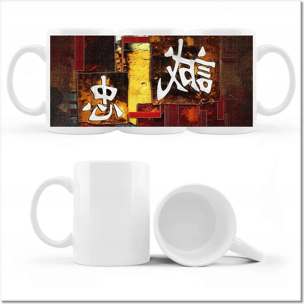 Fényképes bögre Keleti kockás