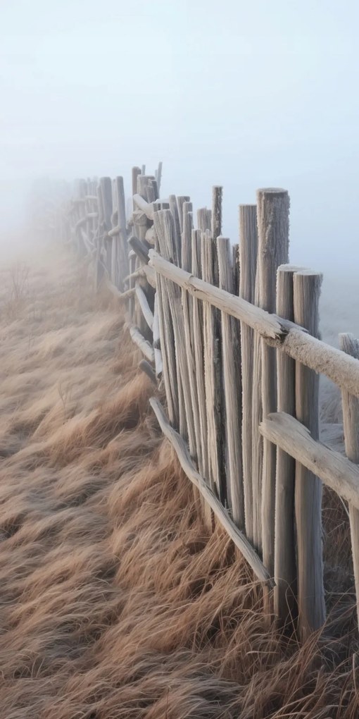 Poszter 50x100cm Köd a dűnék felett