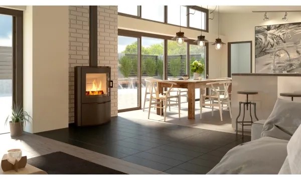 Kratki KOZA/AB/S/2 - 10 kW acél kandalló 150 mm kéményhez