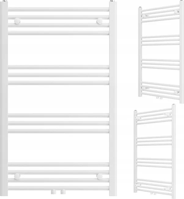Fürdőszobai Radiátor Fehér Radiátor Modern Létra 100x60 cm Raven