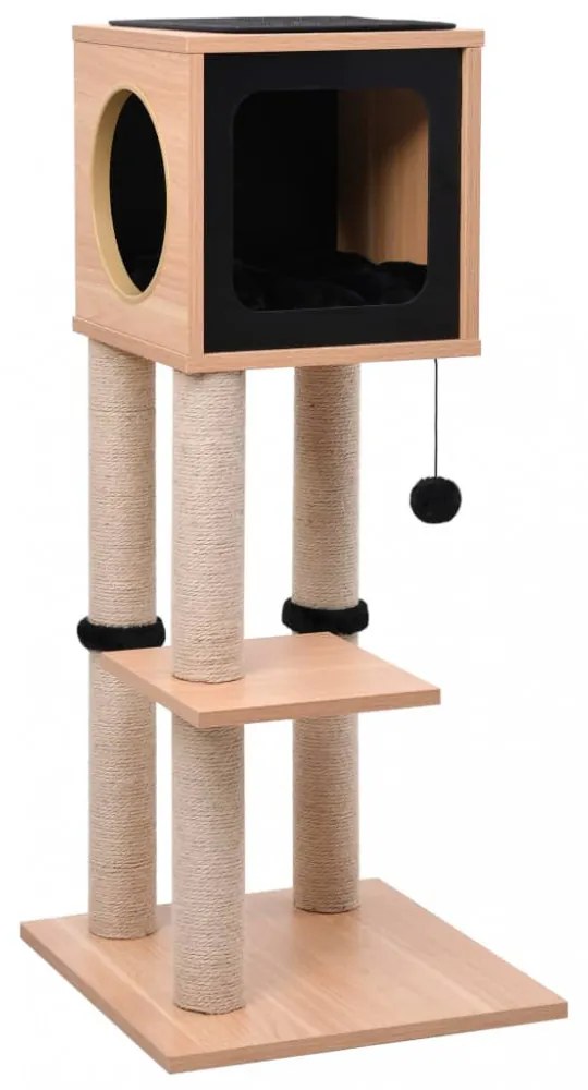 vidaXL macskabútor szizál kaparófákkal 90 cm