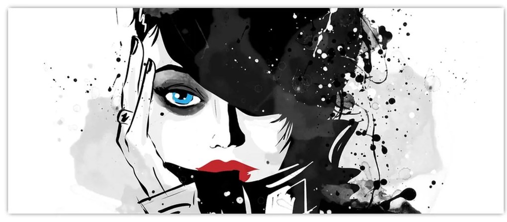 Kép - A titokzatos nő (120x50 cm)