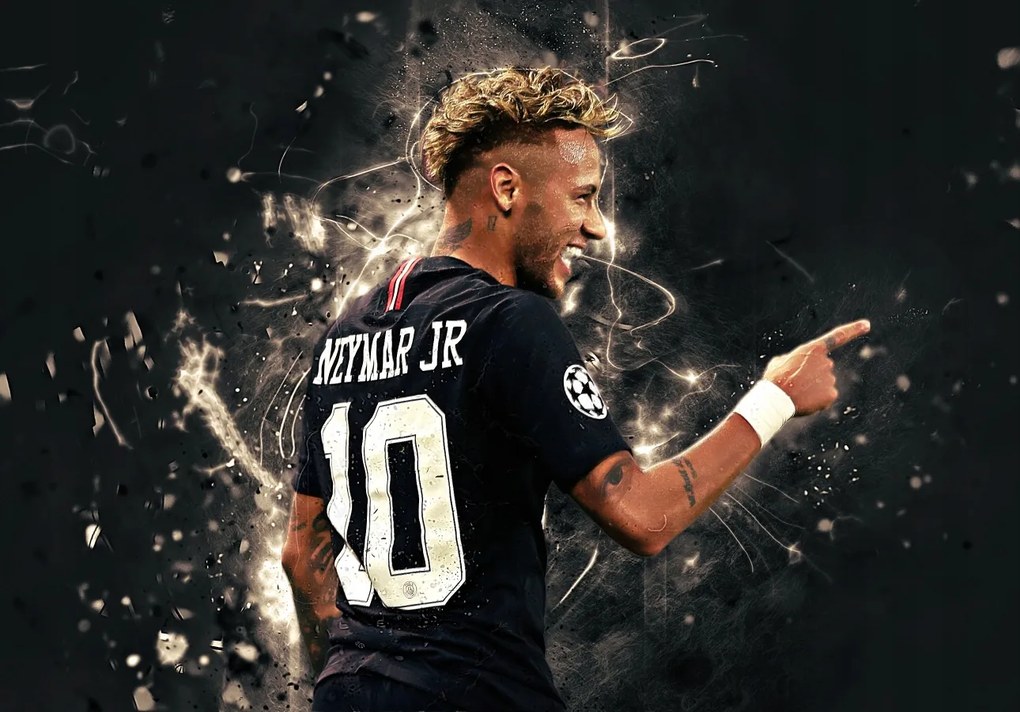 Poszter, Neymar Da Silva Santos Junior, Brazília.