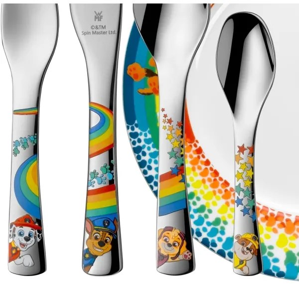 WMF - Gyermek étkészlet és evőeszközkészlet Paw Patrol 6db