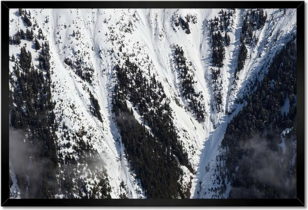 Poszterek keretben 60x40 Kanadai hegyoldalak