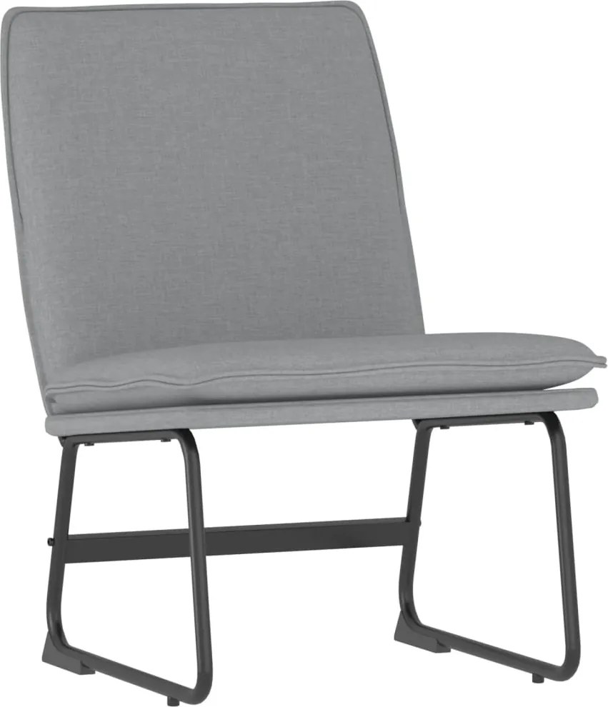 vidaXL világosszürke szövet pihenőszék 52 x 75 x 76 cm