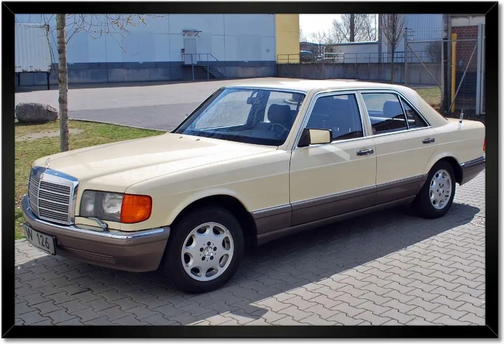 Poszterek keretben 60x40 Mercedes W126