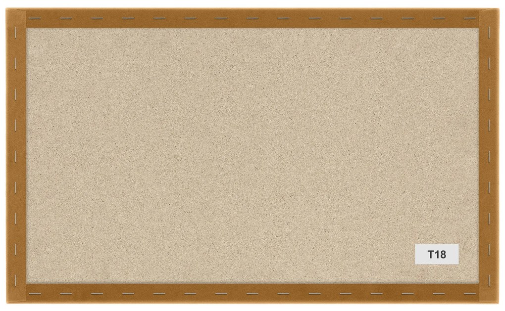 Kárpitozott panel - Téglalap - 50x30cm Szín: Mézsárga