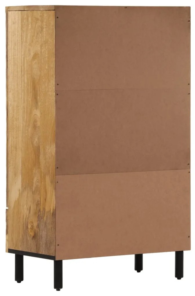 Tömör mangófa magasszekrény 60 x 33 x 100 cm