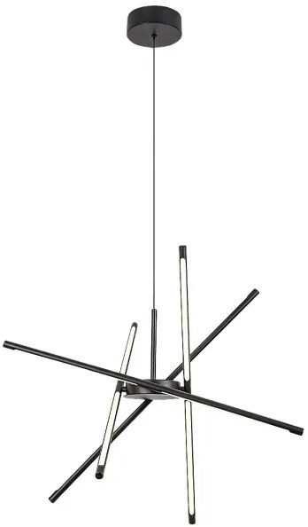 Rabalux 72338 - LED Csillár zsinóron HENLI2 LED/40W/230V 3000K fekete