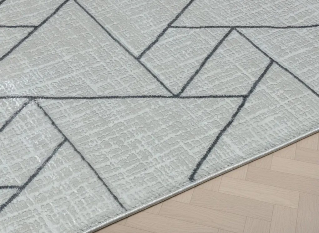 Taro 3735 fehér-kék színű szőnyeg 60x110cm